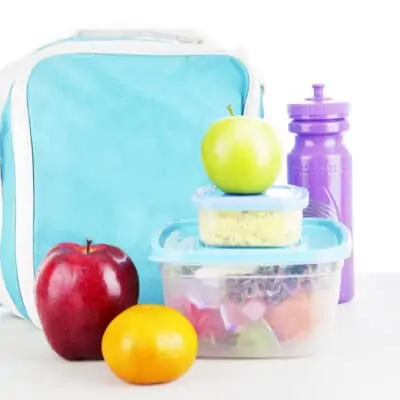 Get your kids to pack their own lunch with a simple lunch packing station that takes all the work and frustration out of making lunch for school. Plus good lunch box snack ideas to get you on your way. 