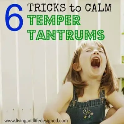 I'm saving this to read for temper tantrums. Good info to have on hand to calm tantrums!