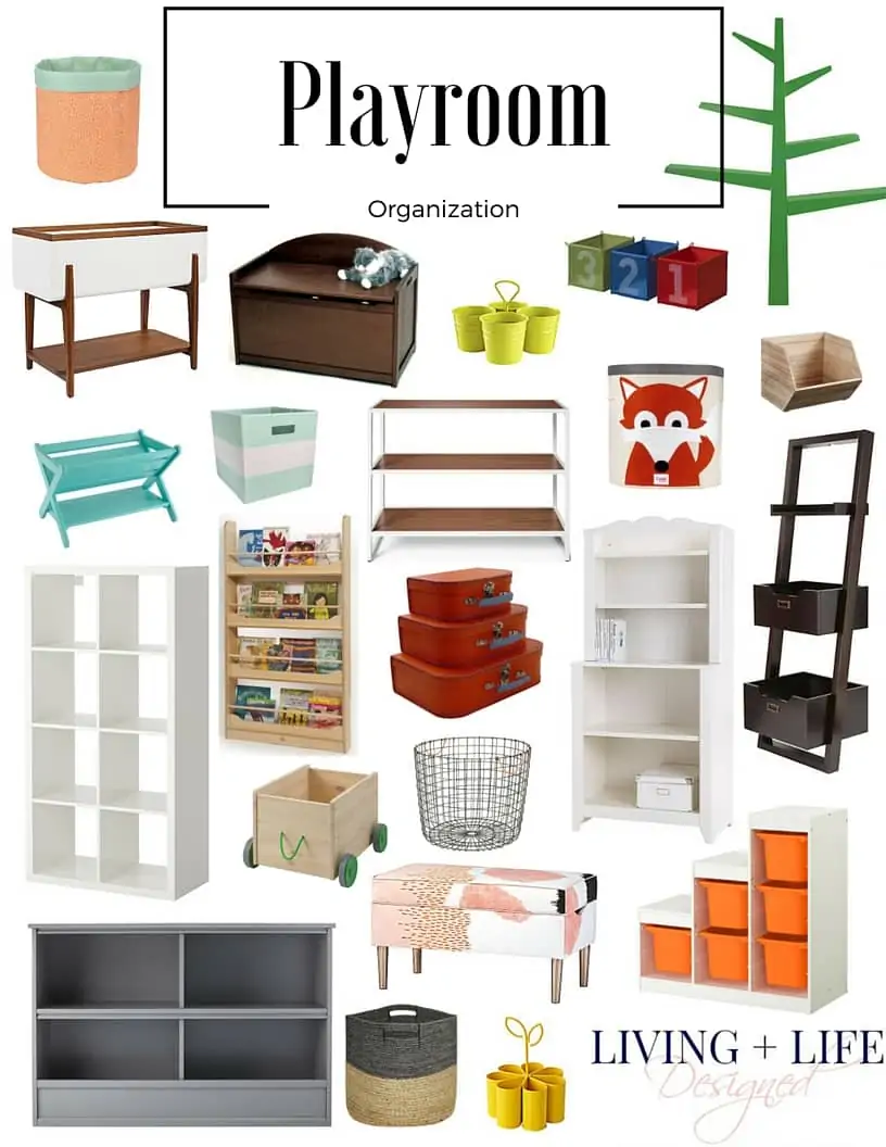 Playroom Organization – Furniture + Storage