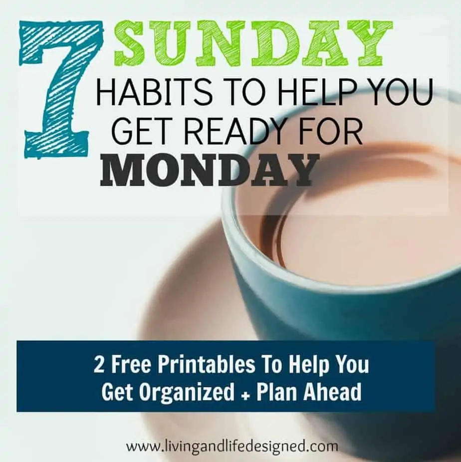 Sunday Habits that Help Make Monday Smoother