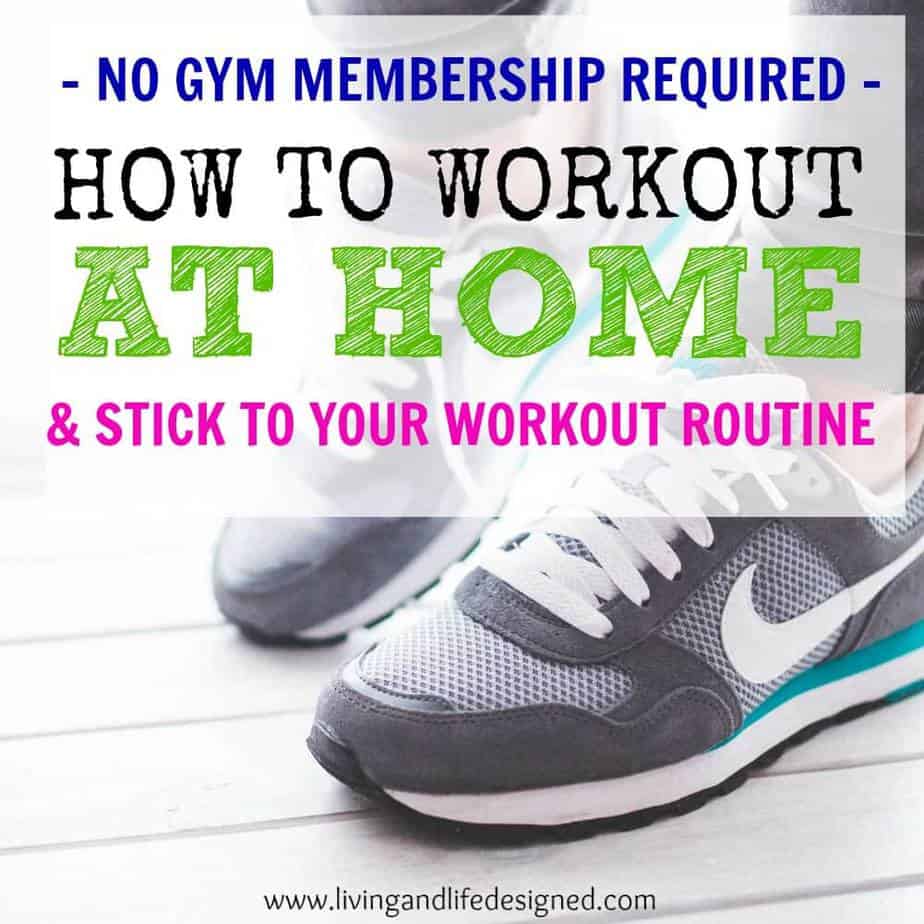 How to Workout from Home and Set up a Workout Space and Routine