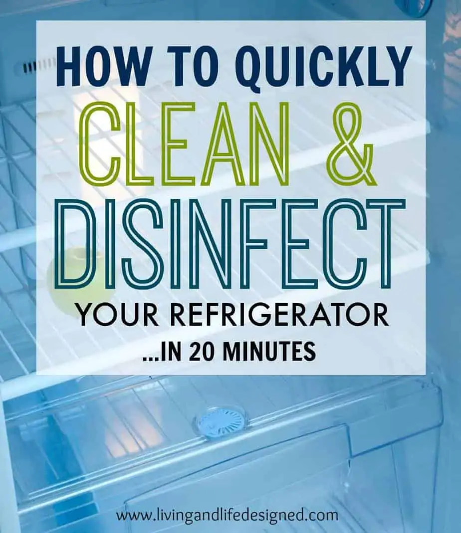 How to Clean & Disinfect Your Refrigerator in 20 Minutes