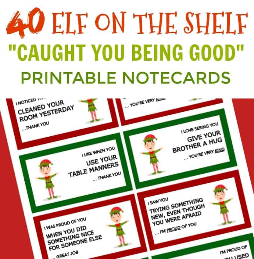2024 Edition: 40 Printable Elf on the Shelf Notes For Kids