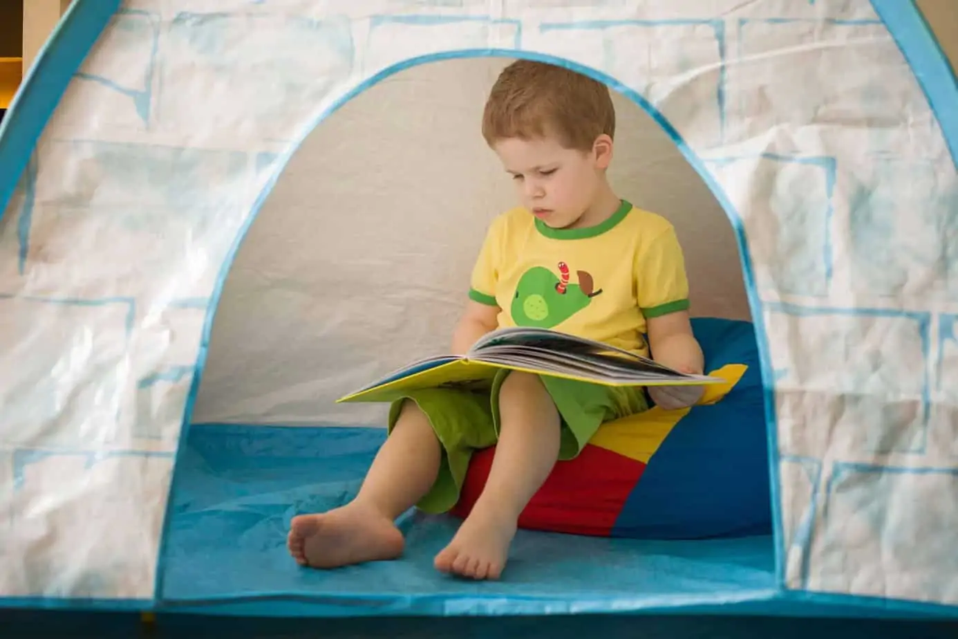 Help your child to calm down & manage their emotions with a dedicated cool off spot.