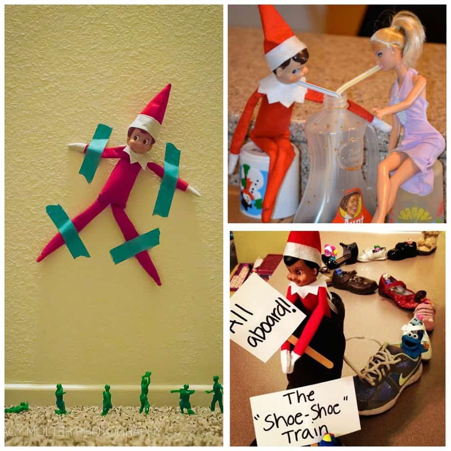 30 Easy Elf on the Shelf Ideas to Pull Together in 5 Minutes this 2024