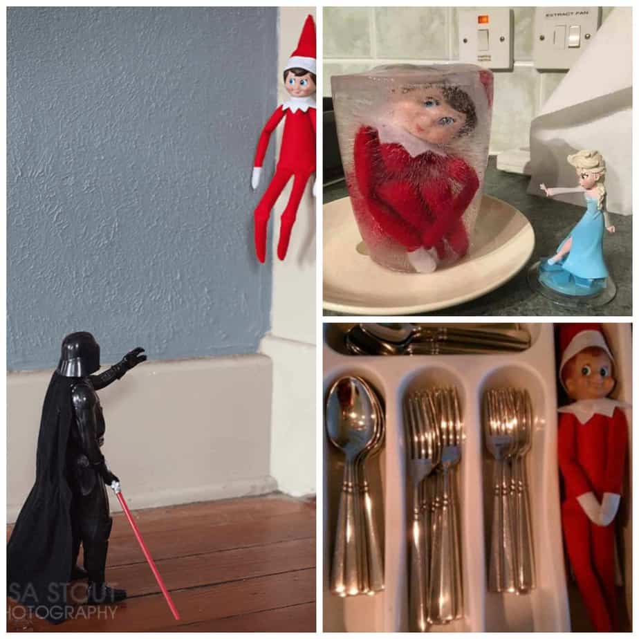 30 Easy Elf on the Shelf Ideas to Pull Together in 5 Minutes this 2024