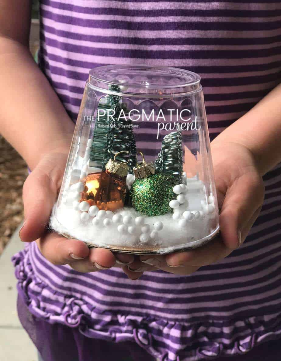 How To Make A Waterless Snow Globe Quick & Easy