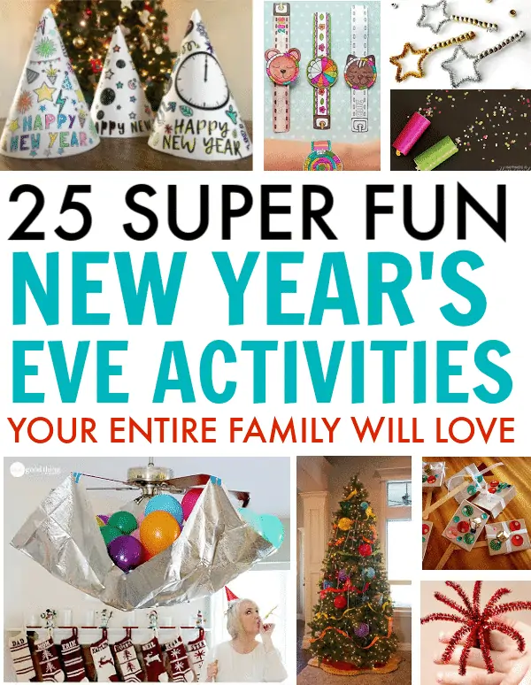 25 Awesome Kid's New Years Activities to Ring in the New Year