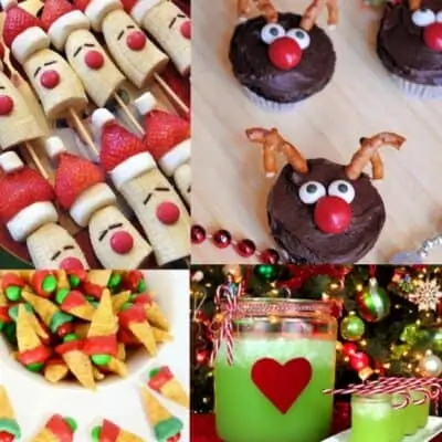 30 Fun Children's Christmas party food ideas, perfect for a festive occasion or your children's school Christmas party. Cute kid's Christmas party ideas your little ones will love! 