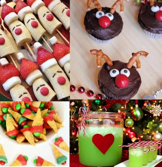 30 Fun Children's Christmas party food ideas, perfect for a festive occasion or your children's school Christmas party. Cute kid's Christmas party ideas your little ones will love! 