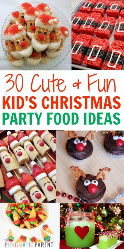 30 Simple & Fun Children's Christmas Party Food Ideas