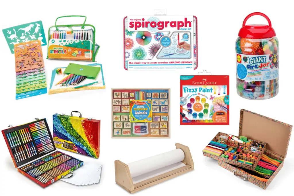 epic guide of art and craft supplies for kids to fill all their creative senses. These are the perfect gifts for kids who love arts and crafts.