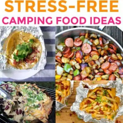 It's camping season, which means it's time to arm you with a ton of genius camping tips including fun camping games and campire meals other than the same 'ol hot dogs and hamburgers (anyone else tired of the old standbys?) Here are 30 easy recipes to make and easy to pack camping food ideas your family will love. 