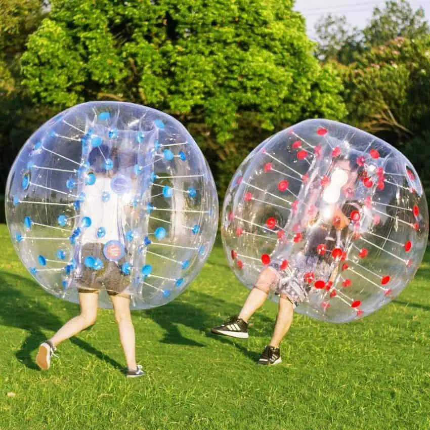 Giant bumper balls for kids birthday party