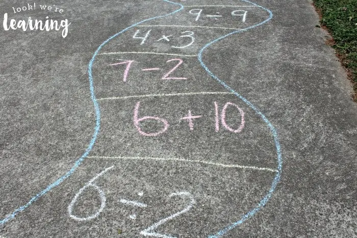 Math Chalk Game