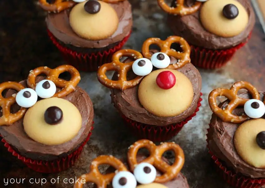 Reindeer Cupcakes for Christmas