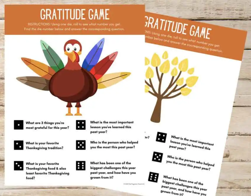 The Thanksgiving Gratitude Dice Game: A Fun Way to Celebrate Thankfulness