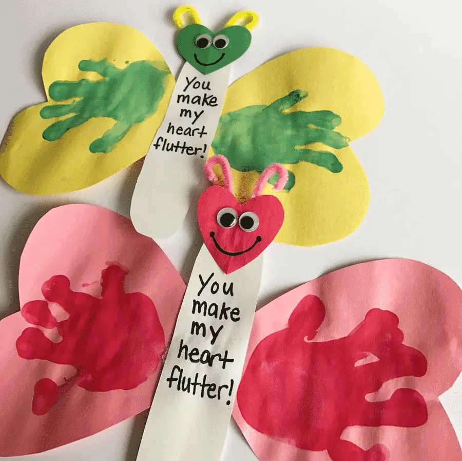 butterfly craft valentines day crafts for toddlers