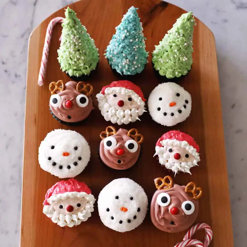 christmas cupcakes