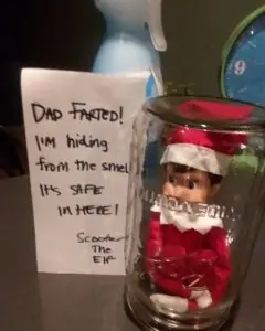 dad farted elf on the shelf easy fun 