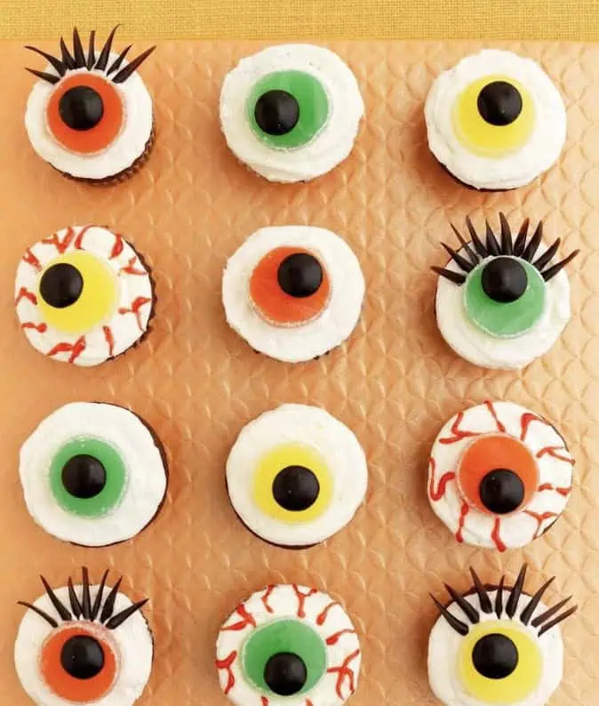 eyeball cupcakes