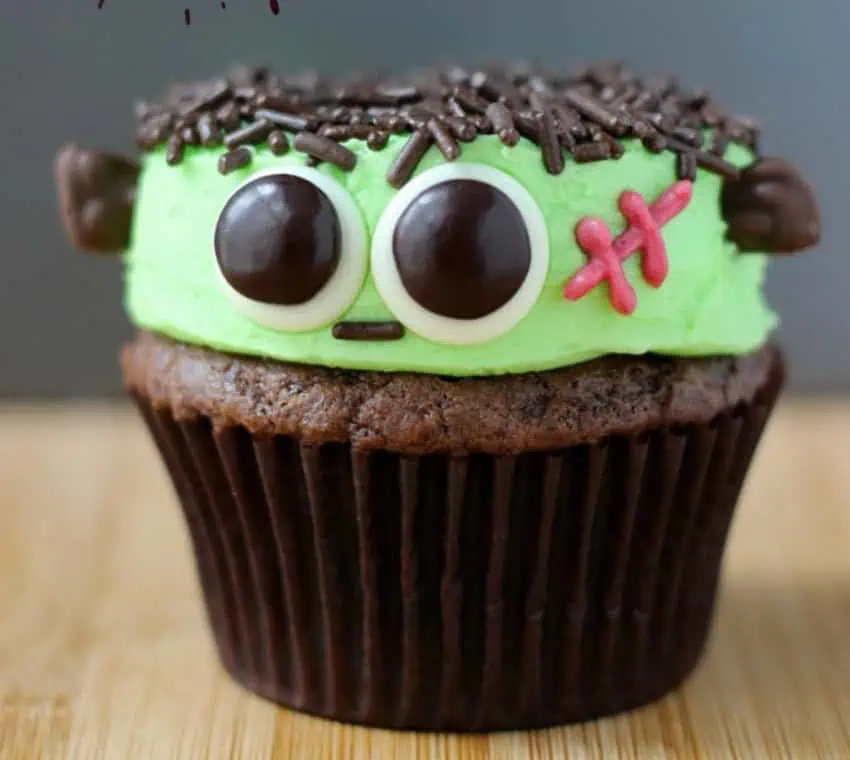 frankenstein cupcakes