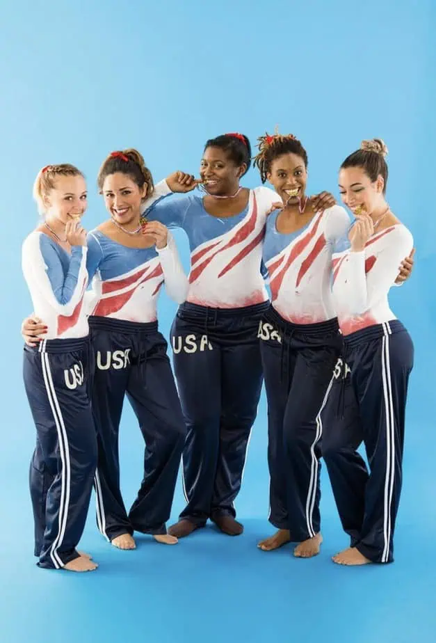 gymnastics team usa costume