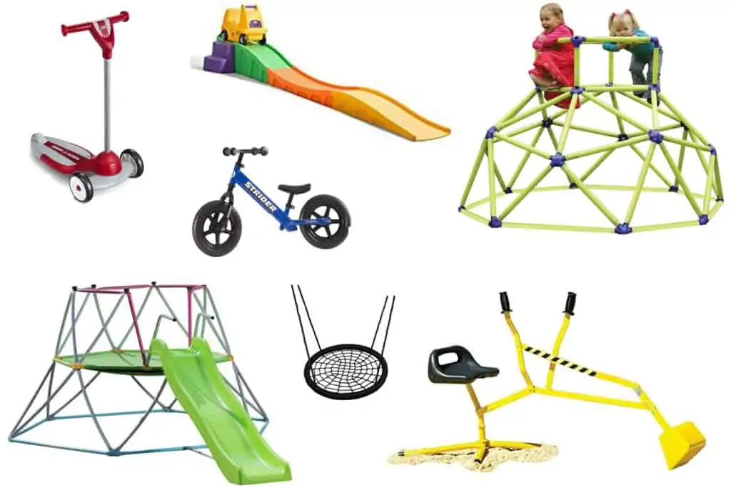 Best Outdoor Toys for kids that can work outside in warm weather, and move inside during colder months. Outdoor toys kids will love to build healthy habits.