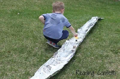 tin foil river and ice boats